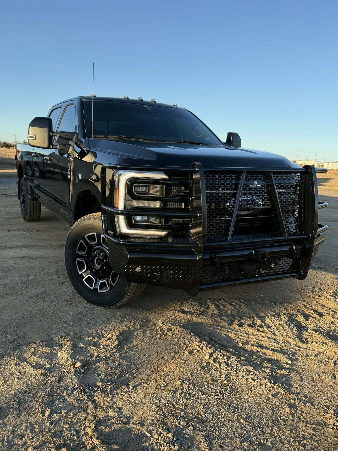 Freshly tinted Ford F-350 Super Duty
