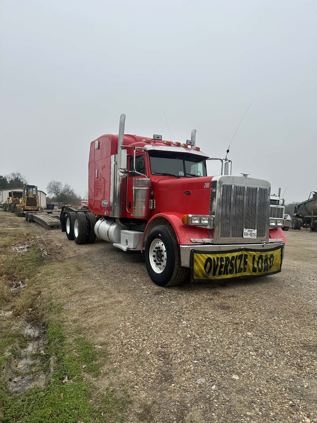 Peterbilt 389 tractor tint install
